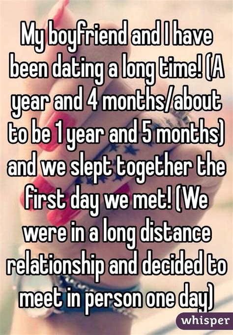 i have been dating a girl for 4 months